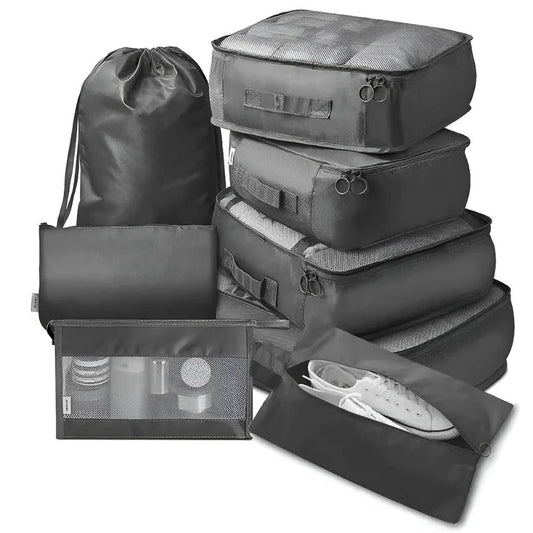 Luggage Organizers, 7 Piece Packing Cube Set for Travel