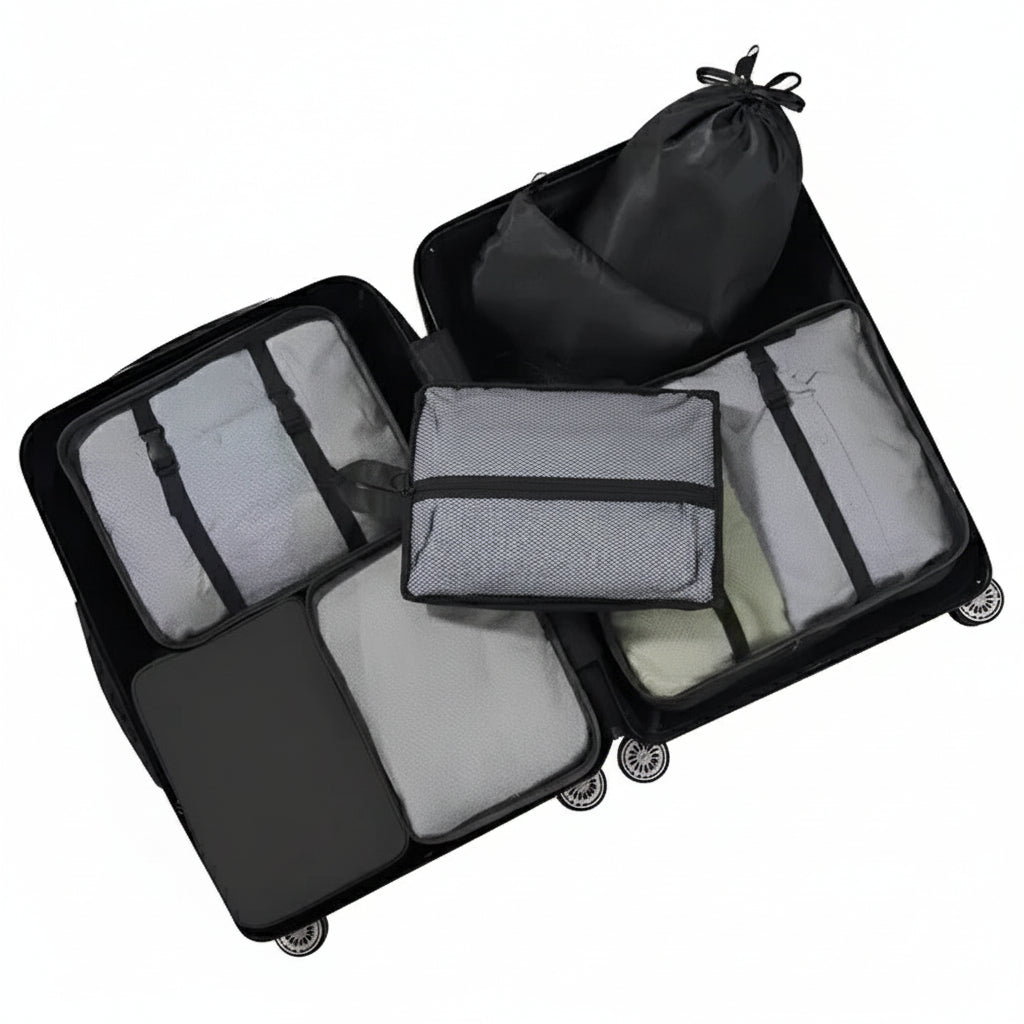 Luggage Organizers, 7 Piece Packing Cube Set for Travel