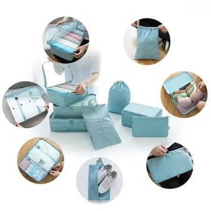 Luggage Organizers, 7 Piece Packing Cube Set for Travel