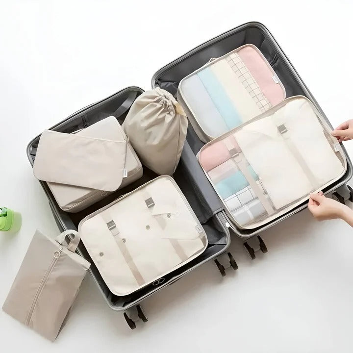 Luggage Organizers, 7 Piece Packing Cube Set for Travel