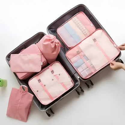Luggage Organizers, 7 Piece Packing Cube Set for Travel