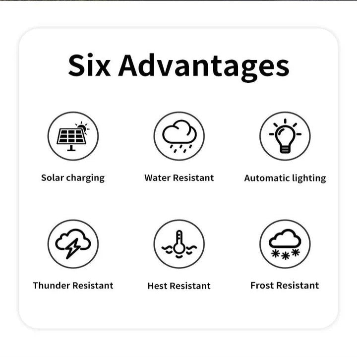 LED Solar Lantern, Outdoor Hanging Lamp for Pathway