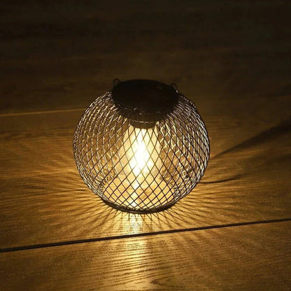 LED Solar Lantern, Outdoor Hanging Lamp for Pathway