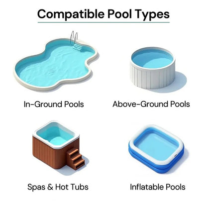 Pool Vacuum, Cordless and Submersible Cleaning Unit