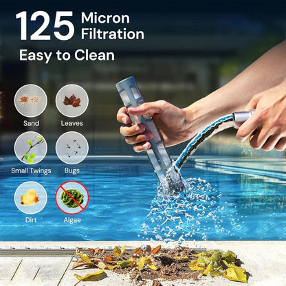 Pool Vacuum, Cordless and Submersible Cleaning Unit