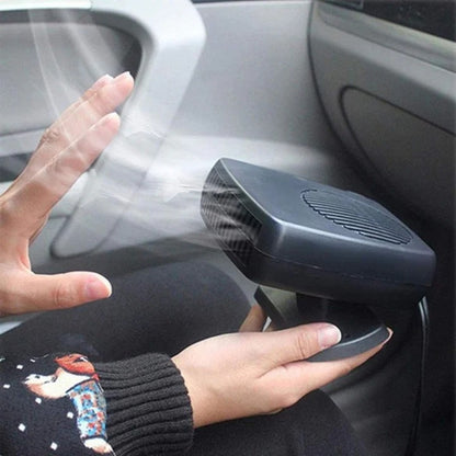 Vehicle 12V Fan Heater for Supplemental Car Interior Heating