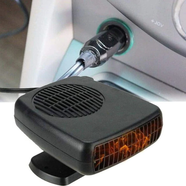 Vehicle 12V Fan Heater for Supplemental Car Interior Heating
