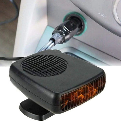Vehicle 12V Fan Heater for Supplemental Car Interior Heating