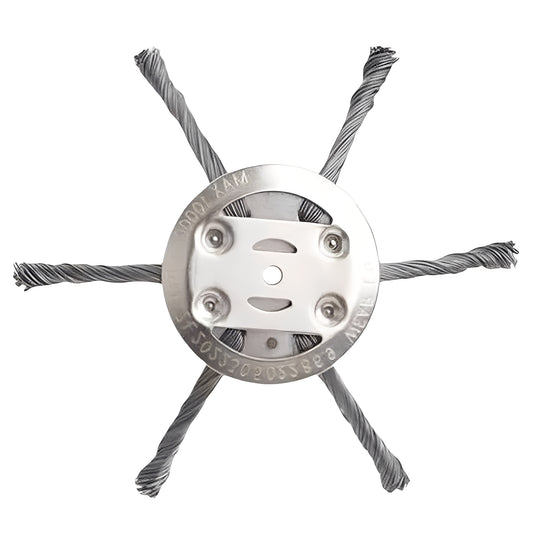 Lawn Mower Steel Brush Attachment for Weeds and Trimming