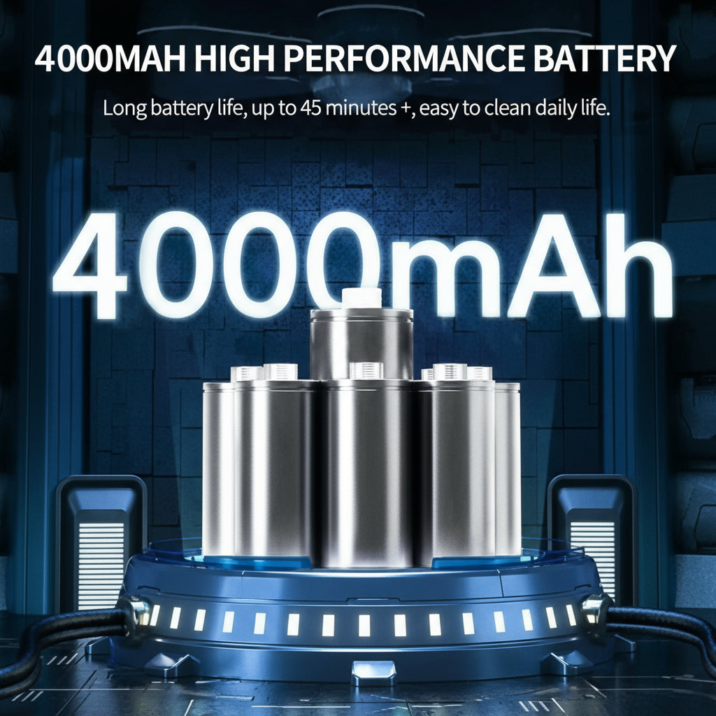 Portable Car Vacuum Cleaner with Cordless Design