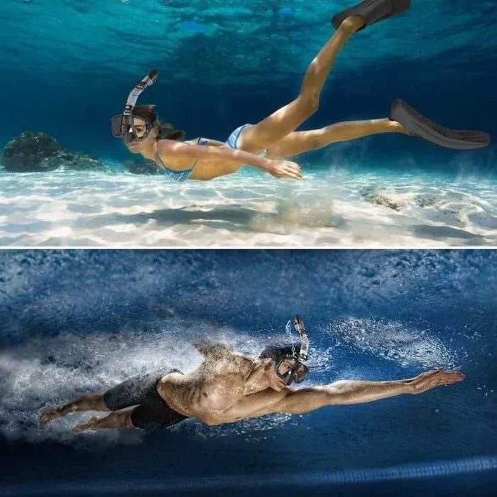 Diving Snorkel Mask with Dry Top System