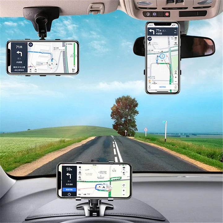 Vehicle Phone Holder with Rotating Mount