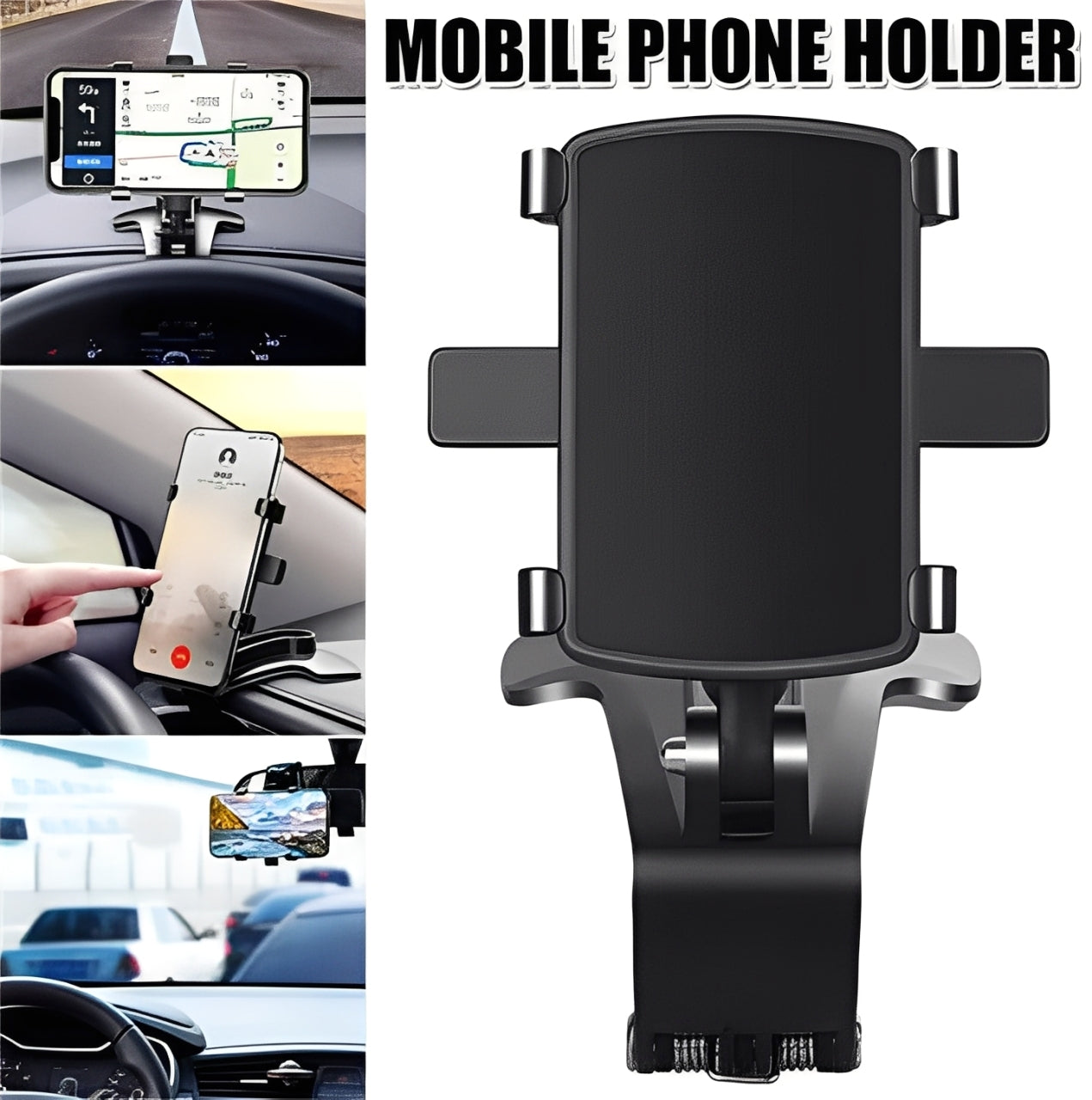 Vehicle Phone Holder with Rotating Mount