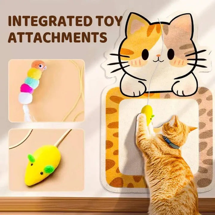 Wall Mounted Cat Scratching Surface