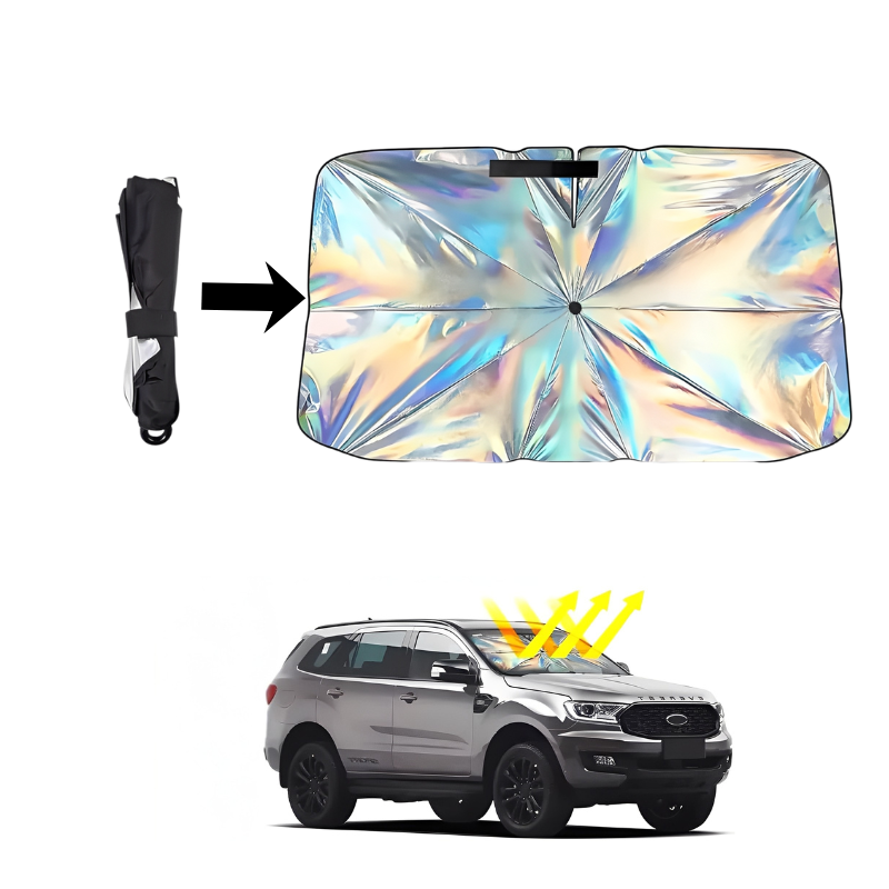 Car Sunshade Umbrella with Foldable Design