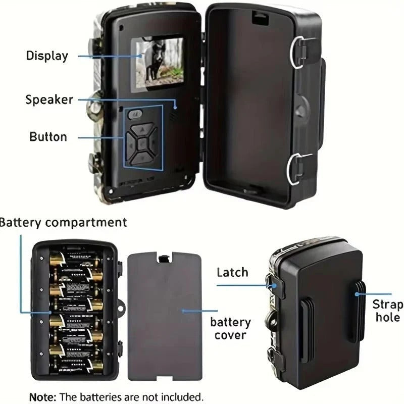 Outdoor Wildlife Camera with Infrared Night Recording