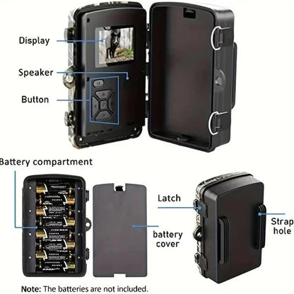 Outdoor Wildlife Camera with Infrared Night Recording