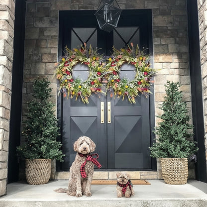 Artificial Texas Wildflower Wreath for Home Decor