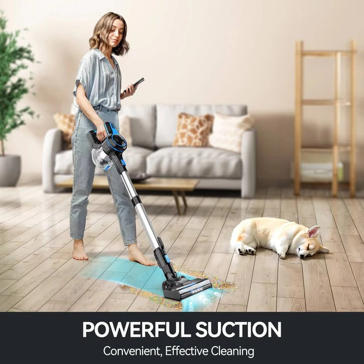 Cordless Vacuum Cleaner for Home with LED Brush Head