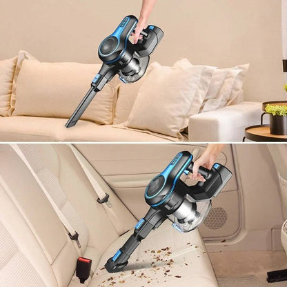 Cordless Vacuum Cleaner for Home with LED Brush Head