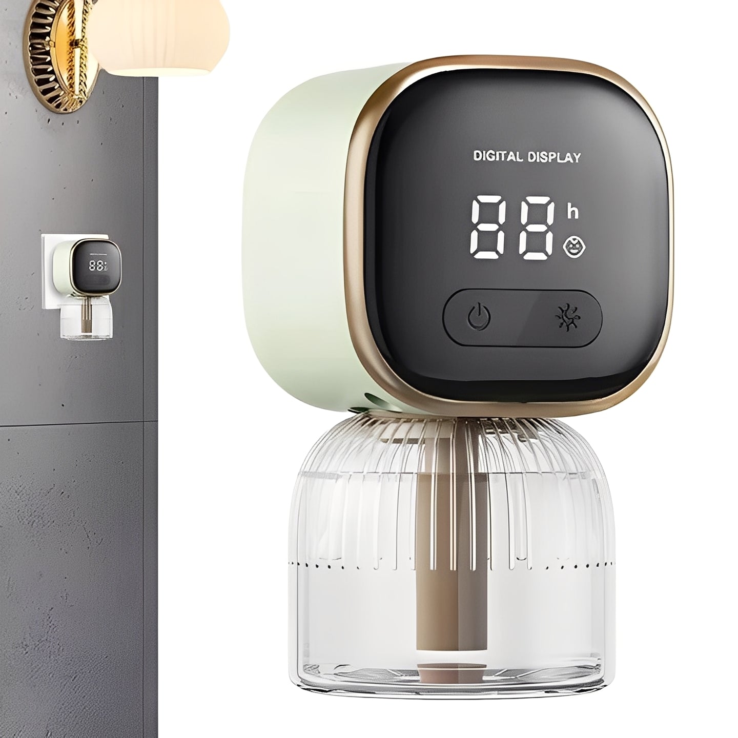 Electric Plug-In Pest Deterrent Device with LED Timer Screen