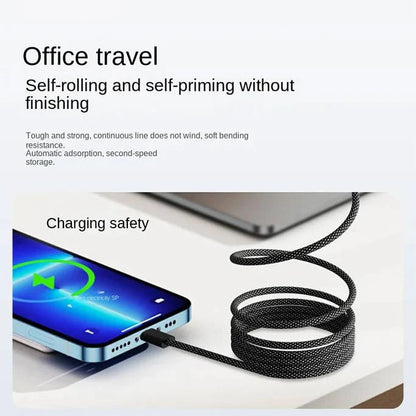Magnetic Charging Cable with Braided Exterior