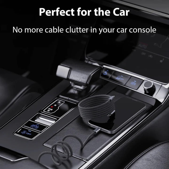 Magnetic Charging Cable with Braided Exterior