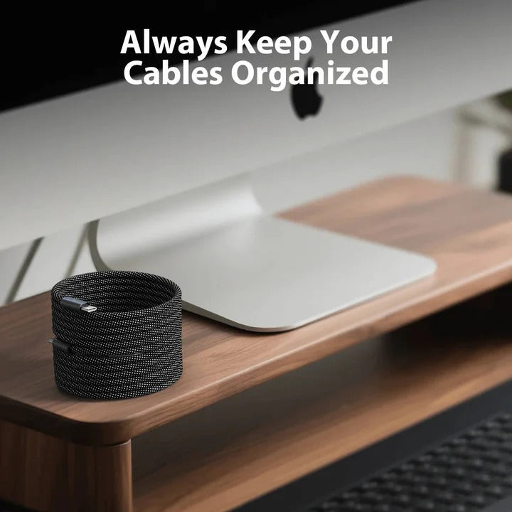 Magnetic Charging Cable with Braided Exterior