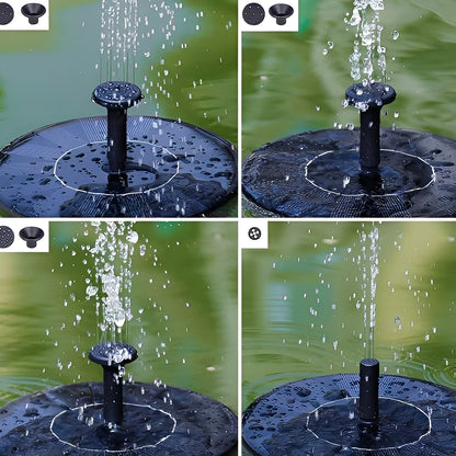 Solar Powered Fountain Pump for Pond and Garden Decoration