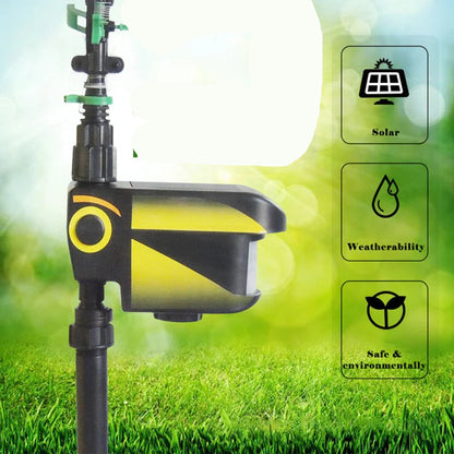 Solar Powered Motion Activated Deer Deterrent Device