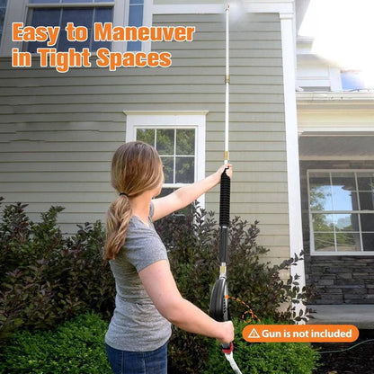 Pressure Washer Extension with Telescoping Reach for Outdoor Cleaning