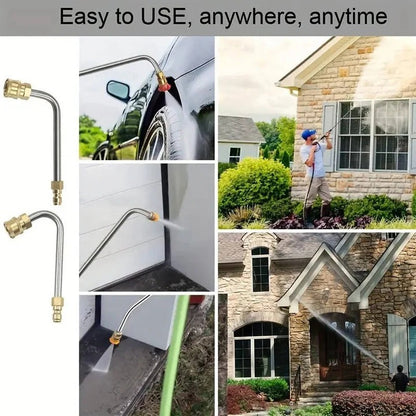 Pressure Washer Extension with Telescoping Reach for Outdoor Cleaning