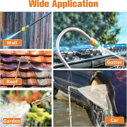 Pressure Washer Extension with Telescoping Reach for Outdoor Cleaning