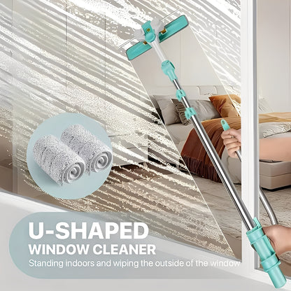 Window Cleaning Brush with Telescopic Handle