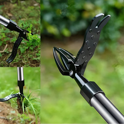 Stand Up Weed Puller Tool with Foot Lever Design