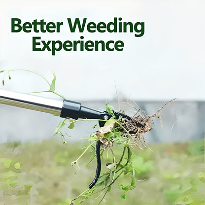 Stand Up Weed Puller Tool with Foot Lever Design