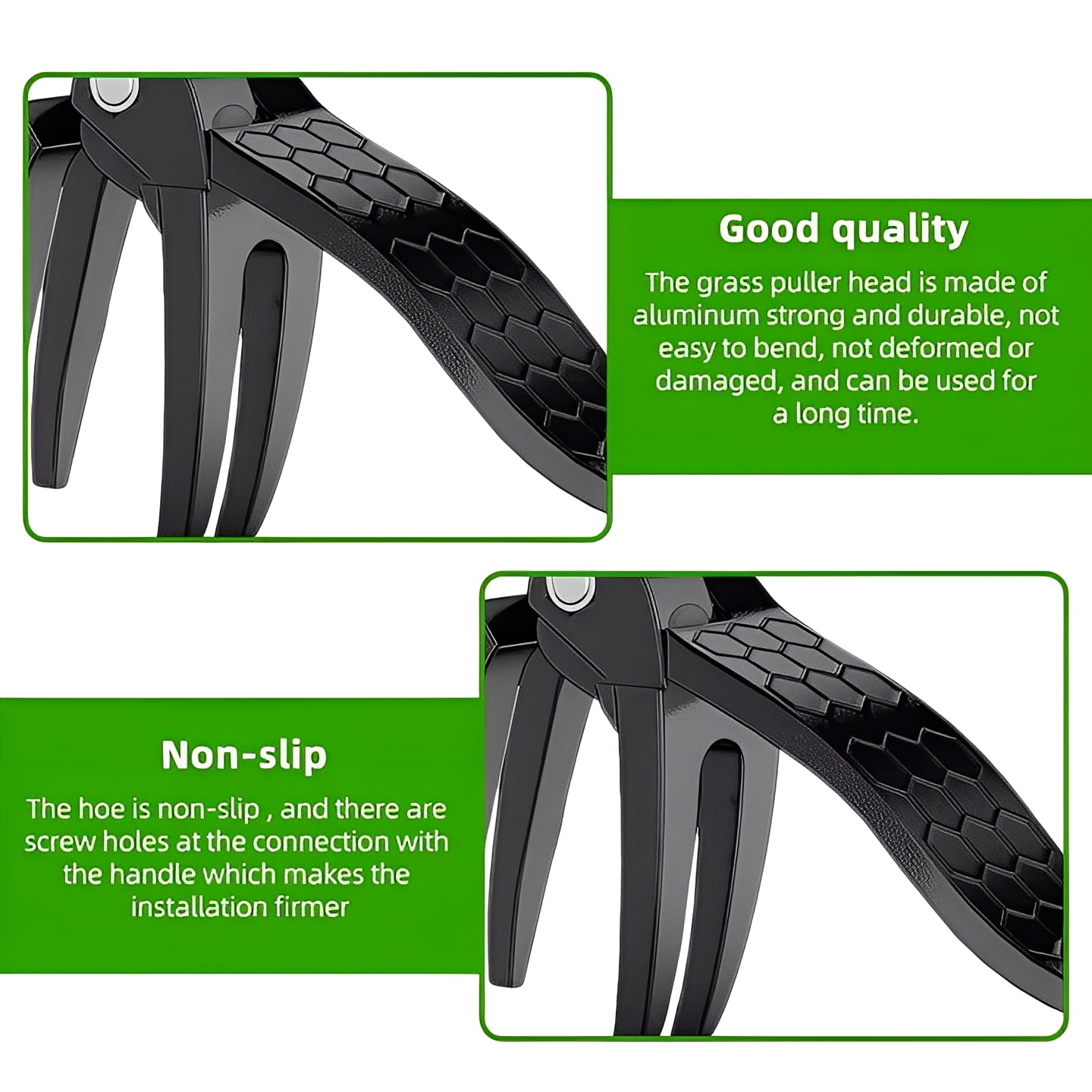 Stand Up Weed Puller Tool with Foot Lever Design