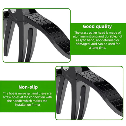 Stand Up Weed Puller Tool with Foot Lever Design