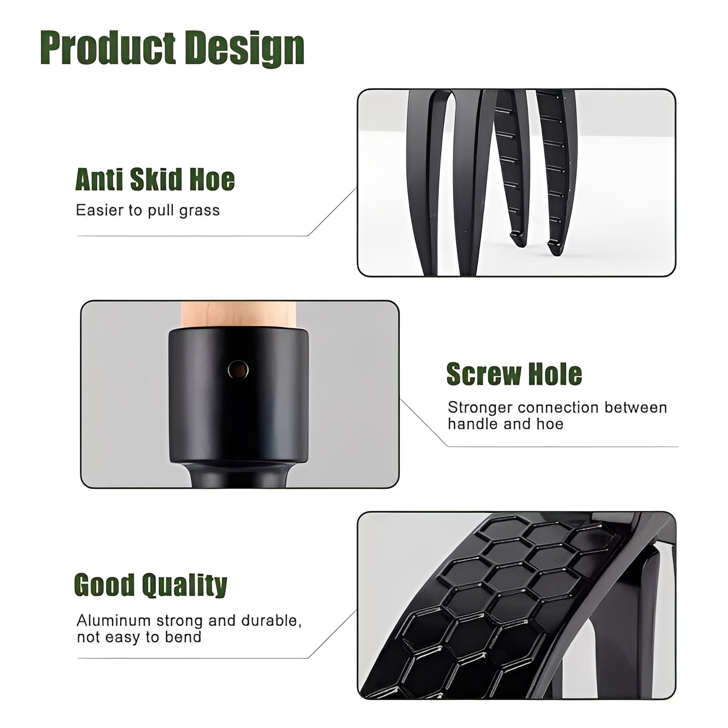 Stand Up Weed Puller Tool with Foot Lever Design