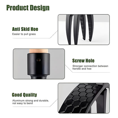 Stand Up Weed Puller Tool with Foot Lever Design