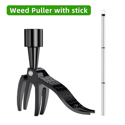 Stand Up Weed Puller Tool with Foot Lever Design