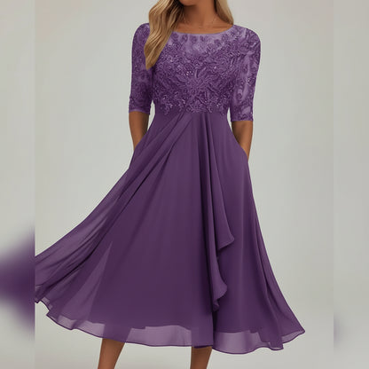 Women's Knit Fabric Casual Dress