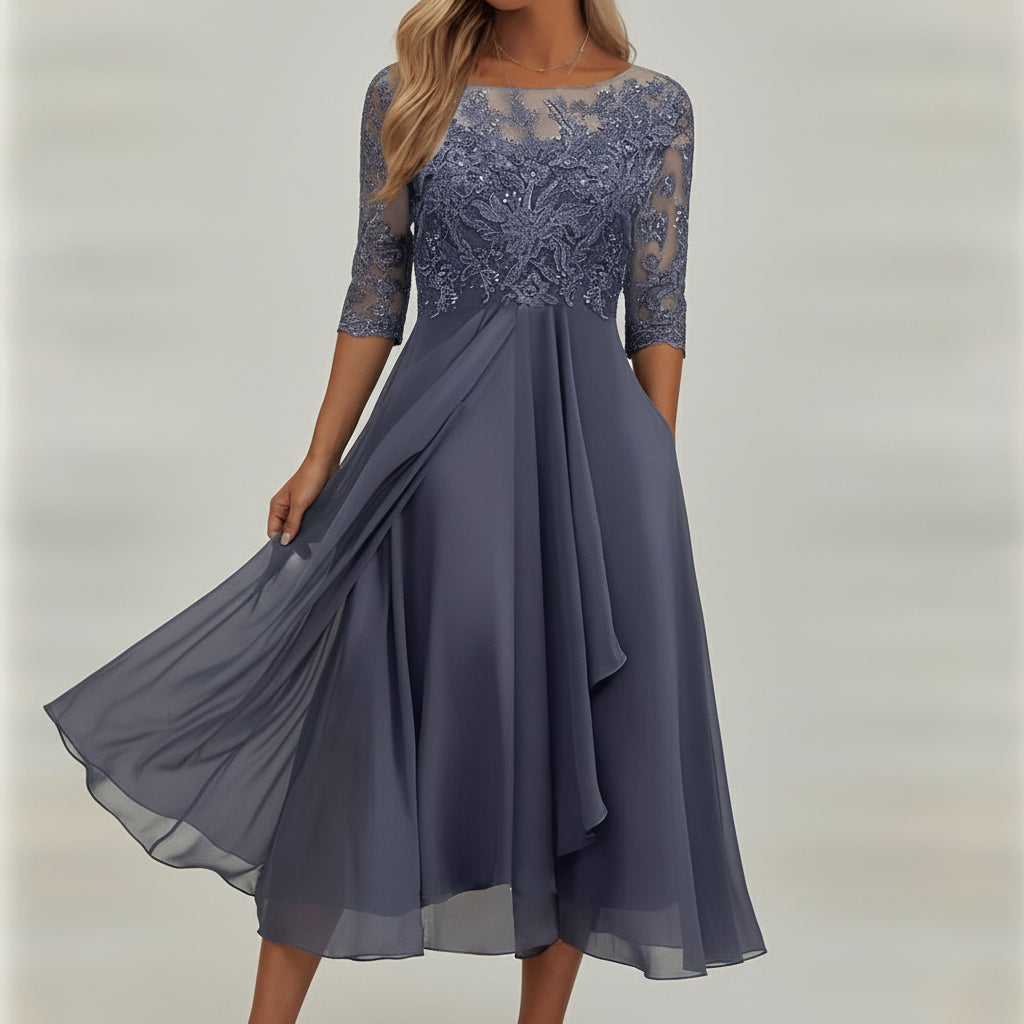 Women's Knit Fabric Casual Dress