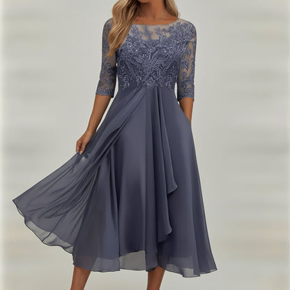 Women's Knit Fabric Casual Dress