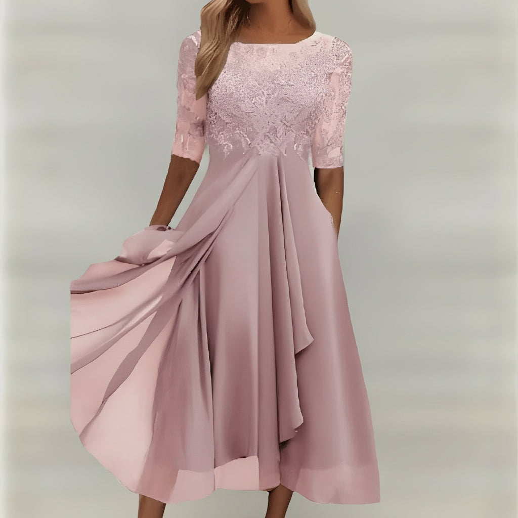 Women's Knit Fabric Casual Dress