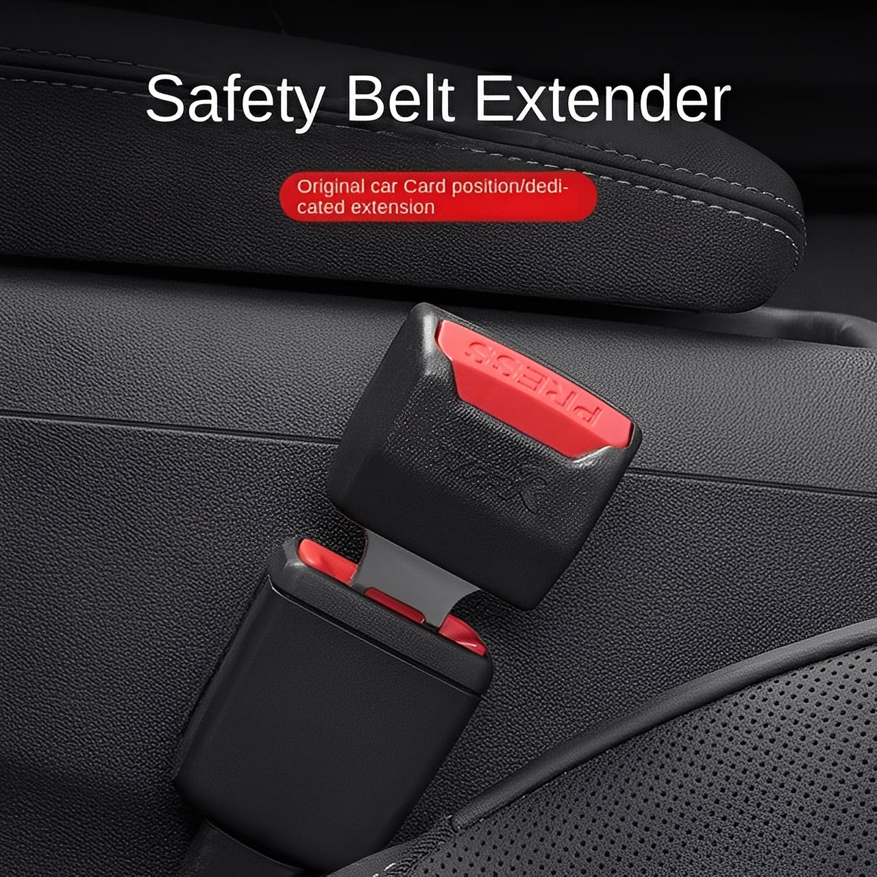 Car Seat Belt Extender Clip, Set of 2