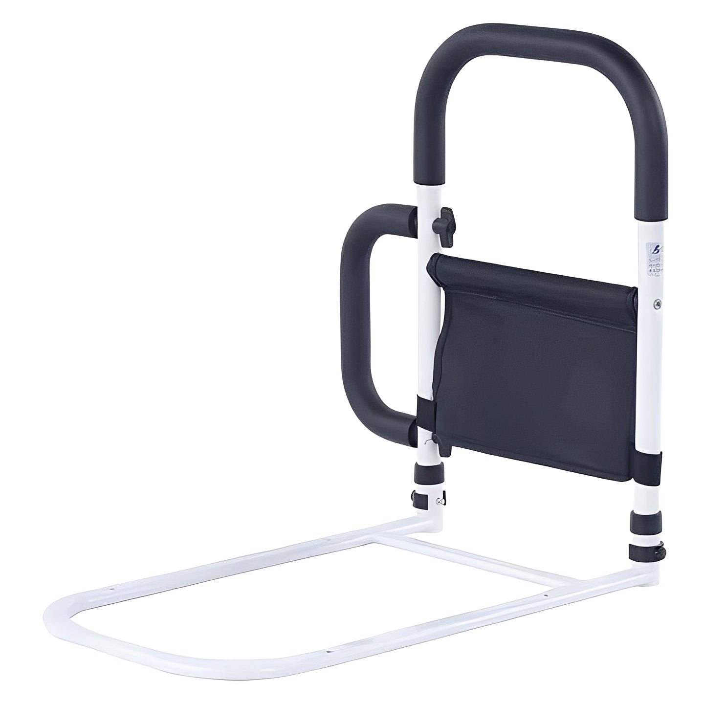 Adjustable Bedside Support Rail for Assisted Entry and Repositioning