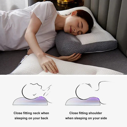 Convertible Neck Pillow, Contour and Neck Roll Design