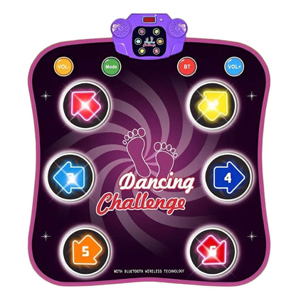 Interactive Light Up Dance Mat for Kids with 5 Challenge Levels