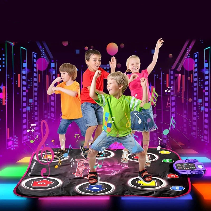 Interactive Light Up Dance Mat for Kids with 5 Challenge Levels
